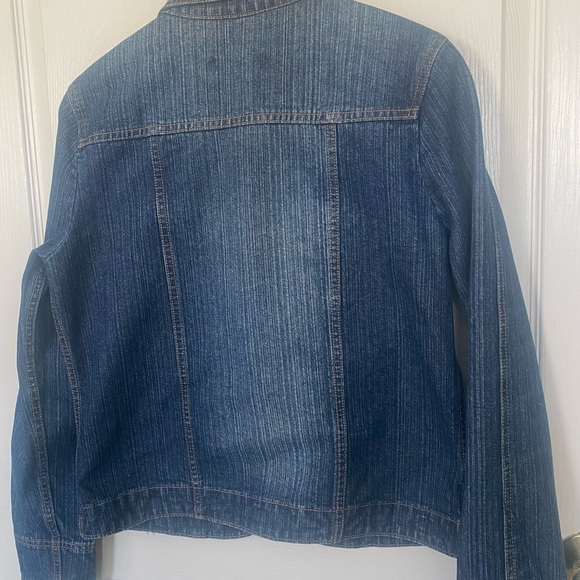 Zena Jeans Jean Jacket size Medium - Picture 3 of 8